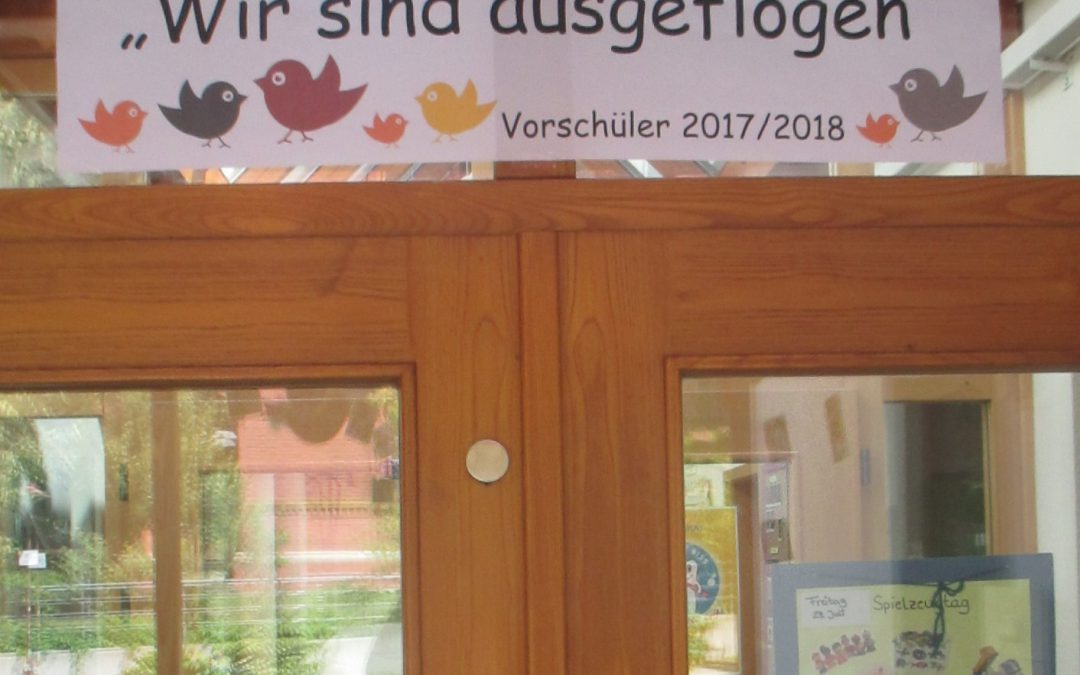 Rausschmiss der Vorschüler | Kath. Kindergarten St. Josef, Staig